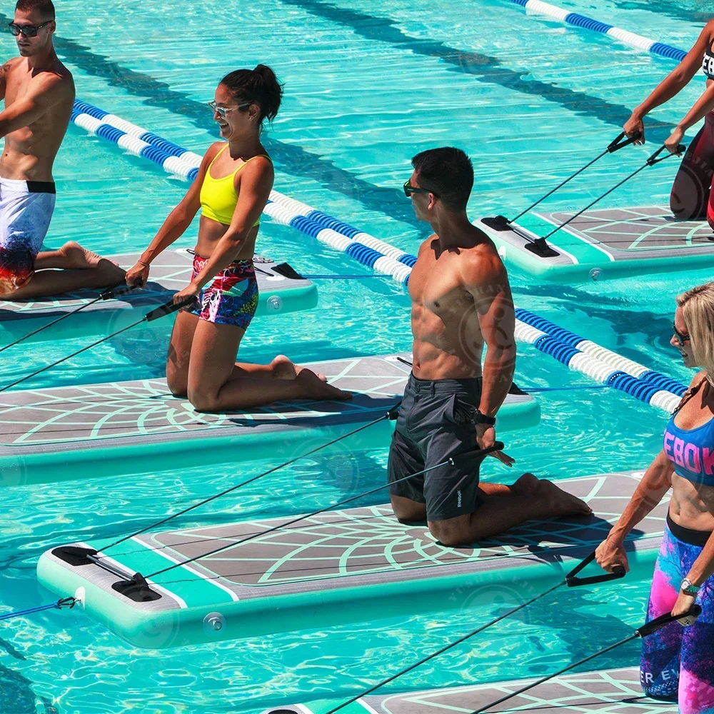 Aquatic Sports Types - Надувной мат для йоги на воде,