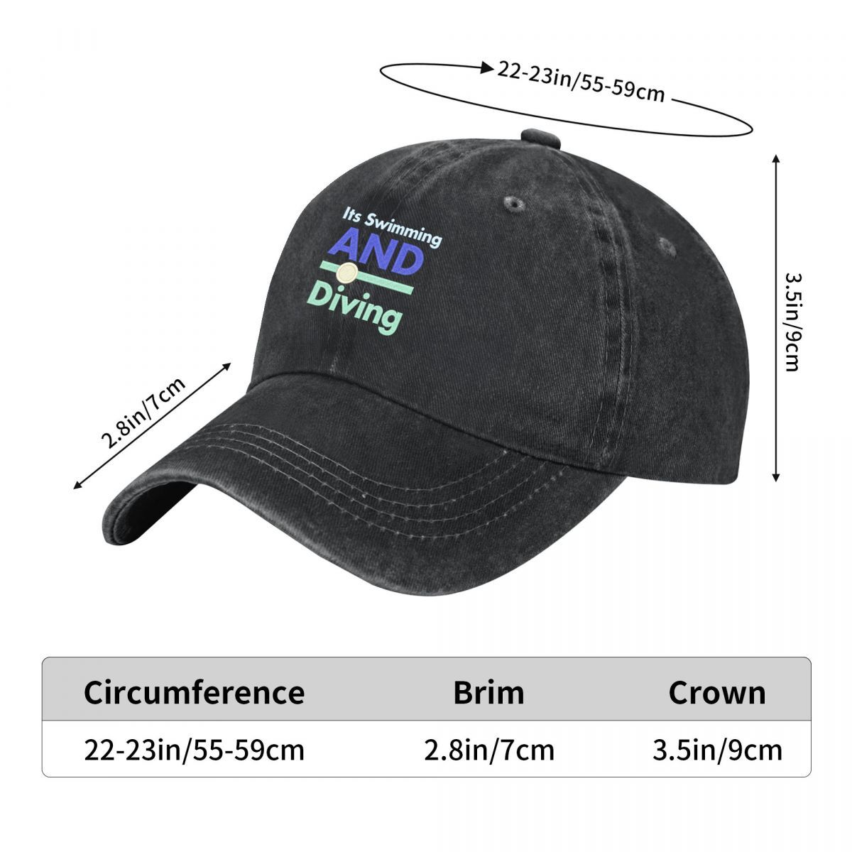 Бейсболка из хлопка с эффектом – обзор и цена Aquatic Sports Hat